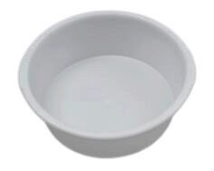 [70407625] BAC A PATE POLY BLANC ROND 48XH16.5CM 19L  7-8KG PATE