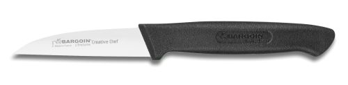 [50344020] AARDAPPELMES 8CM GROEN//ZWART HANDEL=STUK
