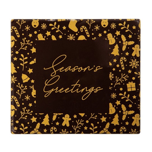 [08054959] 15496 ZIJKANT SEASON'S GREETINGS 9X8CM 40STKS ***OP BESTELLING***