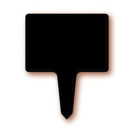 [70407884] 6.7X10CM BLACK LABEL WITH STICK PACK OF 10PCS