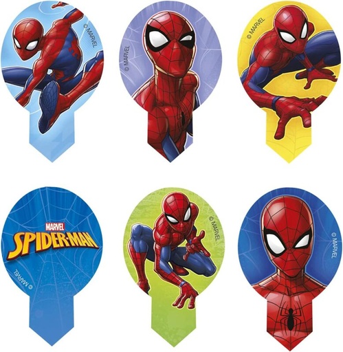 [08041538] PIC SPIDERMAN AZYME 6.5X4CM 20 PCES