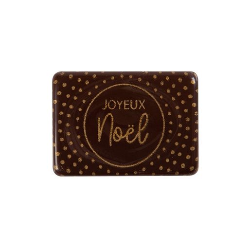 [08054649] *FF*2015651 PLAQUETTE JOYEUX NOËL 4X2,8CM 120PCES ***S/CDE***