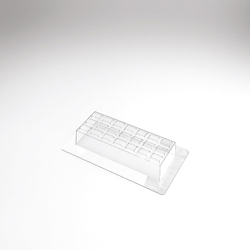 [08057626] 070523 PCB MOULDS ENTREMETS TABLET FOR 30 P 18X17 CM P. 4 CM 30PCES ***S/CD***