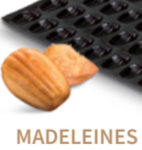 [51661077] FP-03511 FLEXIPAN® ORIGINELE MADELEINES 30X20CM 8EMP 24X19.1CM 4.7X7.8CM H1.9CM