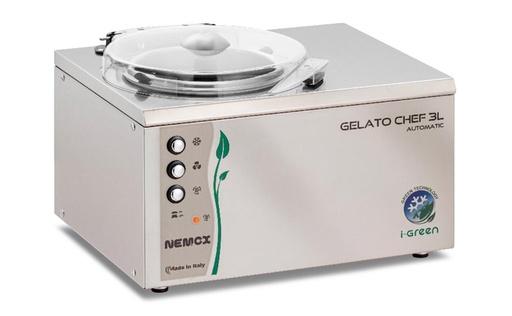 [60533532] NEMOX GELATO CHEF 3L I-GREEN AUTOMATIC ICE CREAM MAKER