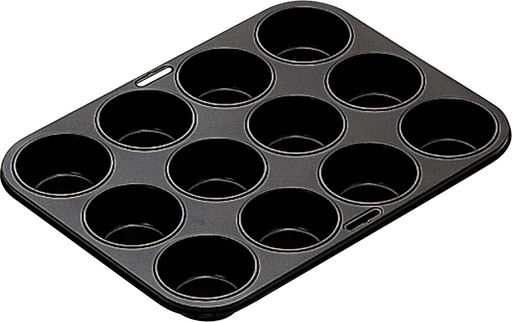 [55023300] IBILI 12-MUFFINVORM 7 CM - 35X27XH7CM ANTI-AANBAKSTAAL