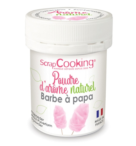 [08055679] SCRAPCOOKING AROME NATUREL EN POUDRE BARBE A PAPA 15GR