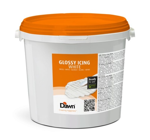 [05100338] DAWN GLOSSY ICING WHITE 6KG = EMMER