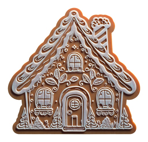 [08058043] 088118 PCB-SCHROOTBEETJES GWC MET CHALET IN RELIËF GEMAAKT 8.5X8.2CM 72STKS ***S/CDE ***