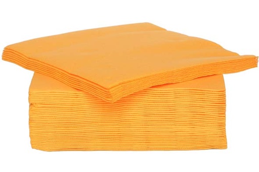 [44665114] C&T PROF MANDARIN ORANGE NAPKIN 38X38CM 40PCS