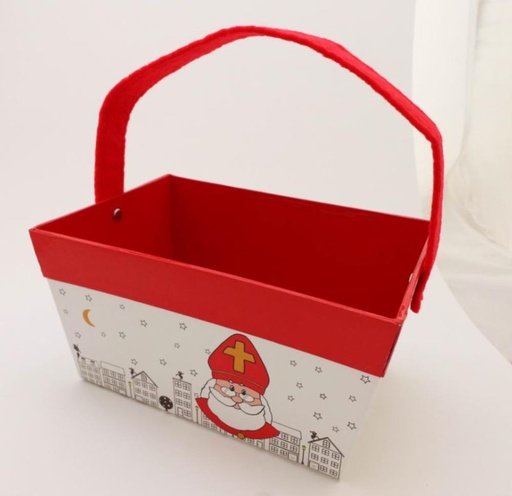 [62230123] PANIER AVEC ANSE SAINT NICOLAS 195X145X105MM