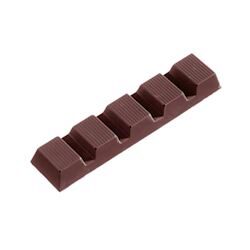 [70410592] MOULE À CHOCOLAT BARRE DOUBLEE  CW1256 - 47GR  1X7- 12.8X2.9XH1.4CM
