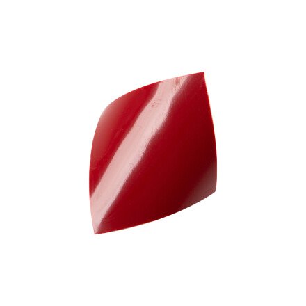 [08054682] 34408 PLAATJE GEKRULD ROOD 3.5X3.5CM 120PCES ***OP/ORDER***