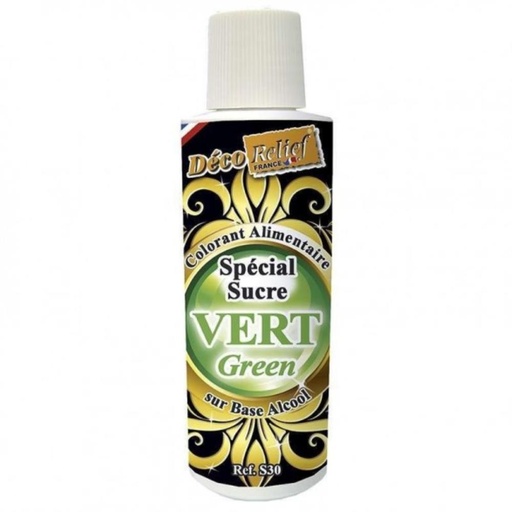 [70409333] VLOEIBAAR EETBAAR KLEURSTOF SUIKER SPECIAAL GROEN125ML=FLES
