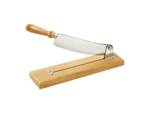 [57662959] COUTEAU PAIN SUR SOCLE BOIS LAME DE 25CM-1ER PRIX