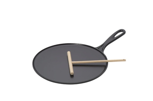 [70409701] LE CREUSET POELE A CREPE TRADITION NOIRE 27CM
