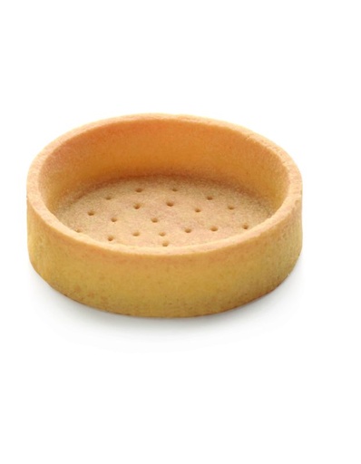 [04050124] PIDY SHORTBREAD TARTLET Ø8CM STRAIGHT EDGE TRENDY SHELL 96 PCES