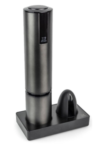 [54904493] PEUGEOT ELIS TOUCH ANTHRACITE RECHARGEABLE CORKSCREW WITH CAPPING CUTTER