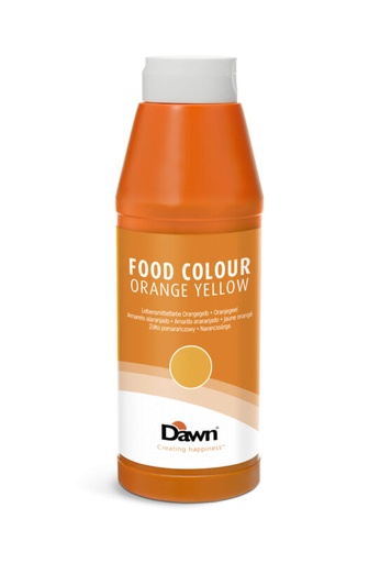 [05101259] DAWN VLOEIBARE KLEURSTOFFEN GEEL ORANJE DONKER ORANJE 1KG = FLES