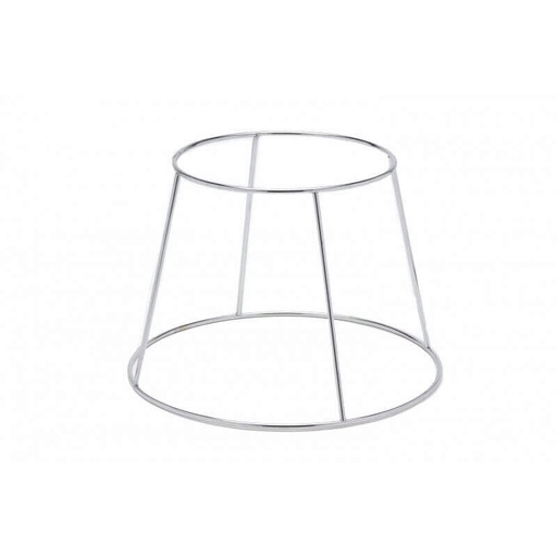 [57660725] SUPPORT PLATEAU A HUITRES/FRUITS DE MER INOX 3400 TROU HAUT 18CM TROU BAS 23.5CM HAUT 19CM