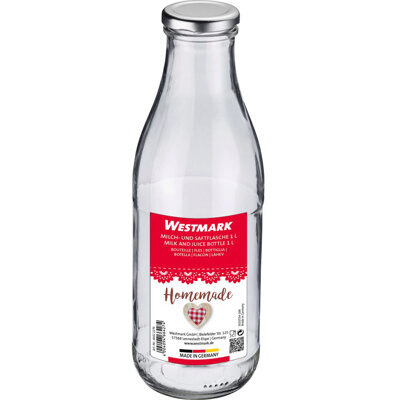 [56000599] WESTMARK SET 6 BOUTEILLES VERRE 1L BOUCH.A VIS SET DE 6 PCES
