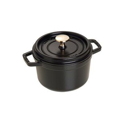 [57659890] STAUB ROUND BLACK COCOTTE 16CM