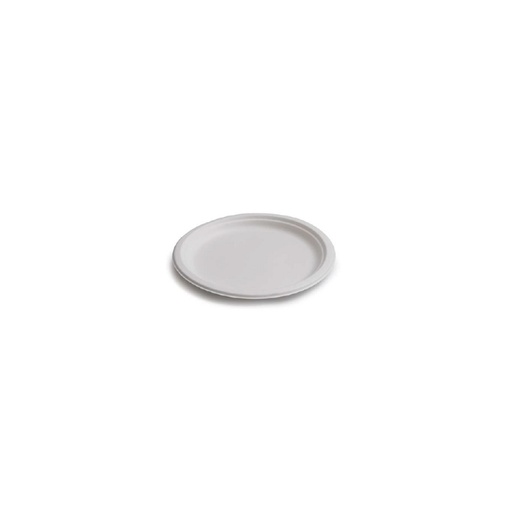 [44104325] ROUND PLATE WHITE CANE PULP Ø17CM 50PCS 