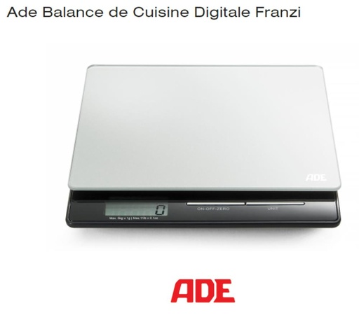 [57662497] ADE BALANCE 5KG-1GR FRANZI INOX RECT KE1215MENAGE