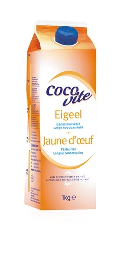 [06100260] COCOVITE 175 JAUNES OEUFS LIQUIDES 1L LONGUE DLC