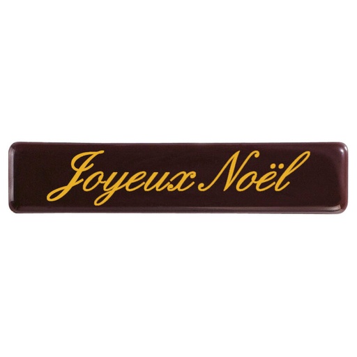 [08056718] 060466 PCB RECTANGLES CN JOYEUX NOËL 7X1.5 CM 350PCS ***S/CD***