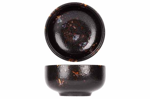 [60252239] PROOF ETNA BLACK/BROWN ROUND BOWL 7XH4CM - 5694017