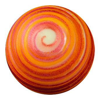[08057366] PCB Halve schelp ballen WC Trend 9 ontwerpen ø 2.6 cm 630pces ***s/cd***