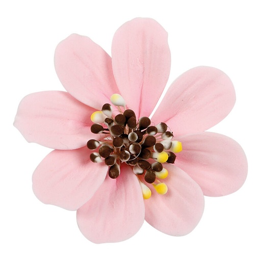 [08054314] 1066096 FLEUR COSMOS ROSE PASTILLAGE 5CM 36 PCES ***S/CDE***