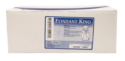 [03011034] WITTE FONDANT PATE KING 73% SUCCOSE 15KG DOOS