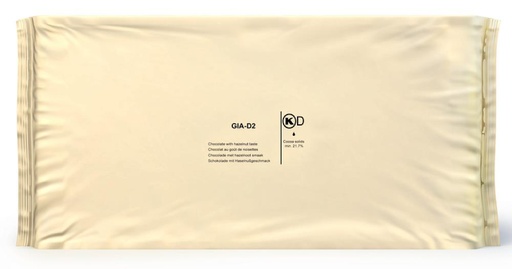 [05100893] CALLEBAUT GIA-D2-144 GIANDUJA NOTEN  KARTON VAN 5 BLOKKEN X 5KG = BLOK