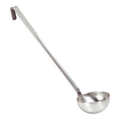 [57660460]  HOTEL 18/10 RVS SOEPLEPEL 8 CM-0.125L - L34CM