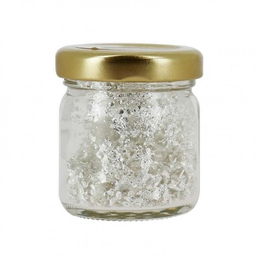 [54300580] 100MG FOOD GRADE SILVER FLAKES