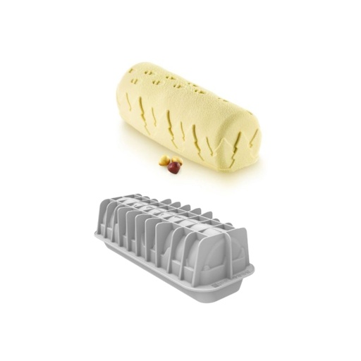 [51661566] SILIKOMART MOULE A BUCHE SNOWY 24,8X8,8CM H8CM VOL 1400ML
