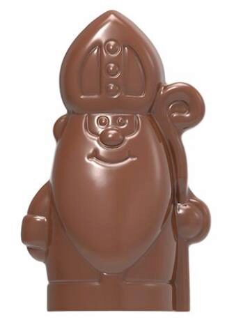 [70409539] SAINT NICOLAS CHOCOLATE MOLD RECTO/VERSO CW1868 1X4 -- 104.5GR *275X135MM