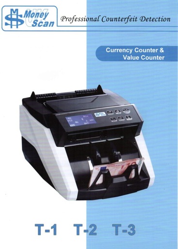 [60500053] COMPTEUSE VALORISATRICE T3 PRO UNE POCHE 4 DEVISESEURO DEVISES- 220V