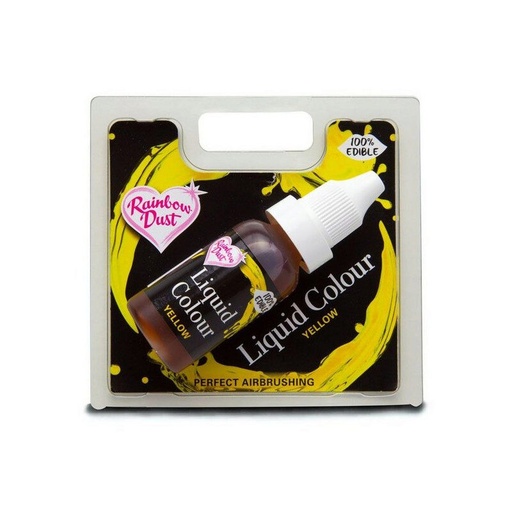 [70407225] WATER OPLOSBARE VOEDSEL KLEUR GEEL16ML = FLES