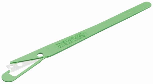 [50432073] BROODMESJE "LA GRIGNETTE" GROEN VOOR STOKBROOD PAK VAN 10 STUKKEN=STUK
