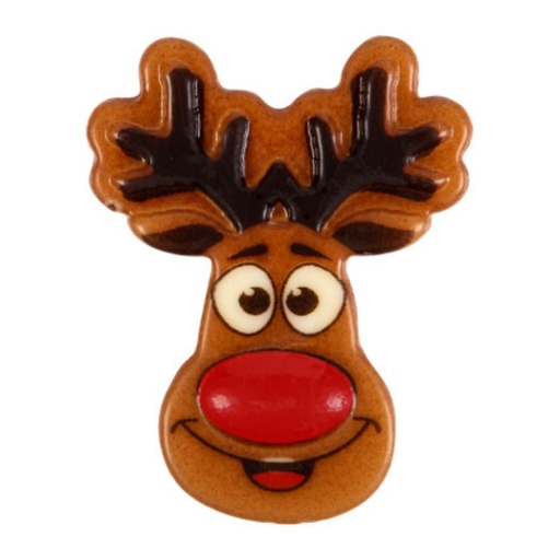 [08031648] 2015267 REINDEER HEAD 5 X 4 CM 120 PCES ***S/CDE***