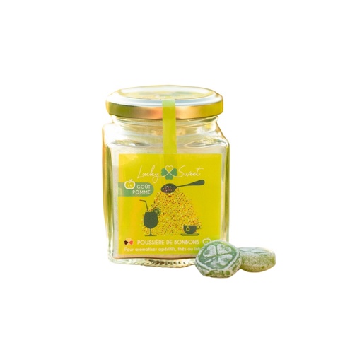 [14100648] *FDS*BONBON LUCKY SWEET POUSSIERE DE POMME 150GR