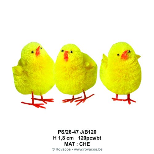 [13099449] MINI YELLOW CHICKS 1.8CM 120 PCES