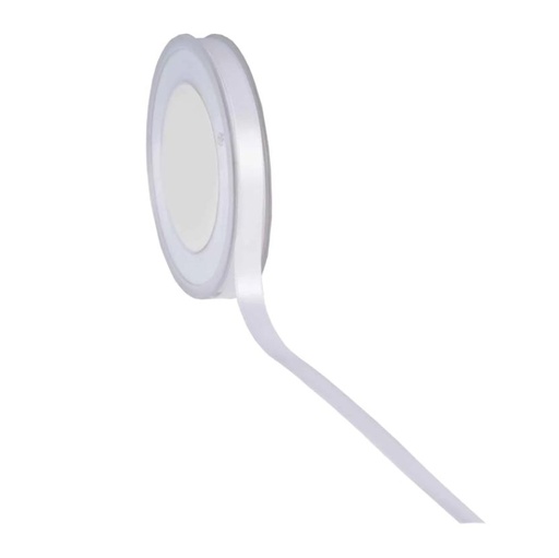 [70407866] RUBAN PREMIUM DOUBLE SATIN BLANC BRILLANT 10MMX25M