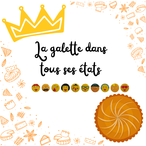 [60229114] PORSELEINEN BONEN 100STKS "LA GALETTE DANS TOUS SES ETATS" ***NIEUW 2025***