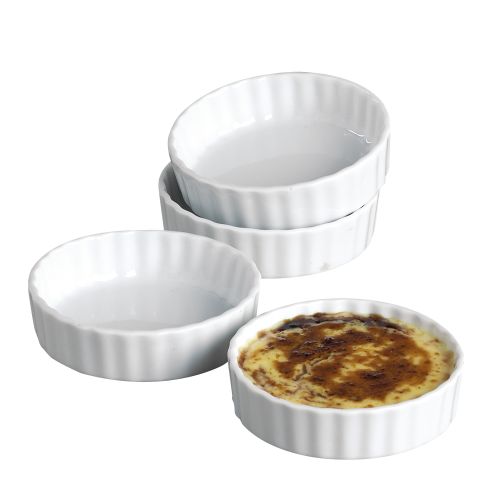 [70200448] MINI TAARTPLAAT 12CM IN PORCELEIN 4 STUKKEN=SET