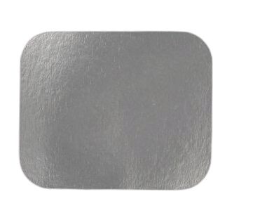 [45007034] ALU/KARTON DEKSEL 145X120MM VOOR TAARTJE 450CC 100 STUKKEN=PAK