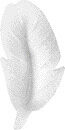 [08050937] WHITE WAFER FEATHER 46X23MM 30 PCES